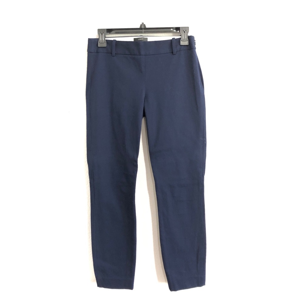 J. Crew Navy Minnie Cropped Ankle Pants Size 2
